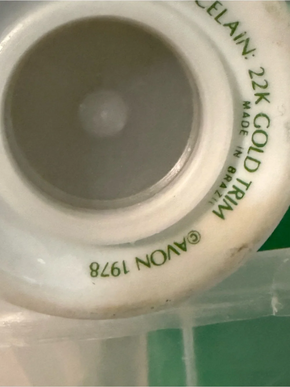Avon vintage porcelain